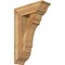Ekena Millwork Olympic Traditional Rough Sawn Bracket w/ Offset Brace, Western Red Cedar, 8"W x 22"D x 34"H BKT0806X22X34OLY01RWR - alternate 1